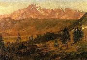 Albert Bierstadt Pikes Peak, Rocky Mountains Spain oil painting artist